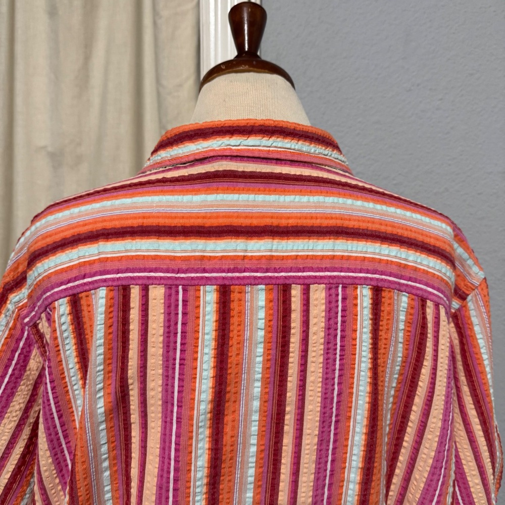 100% Cotton Basic Editions Button Up Shirt Size 3… - image 6